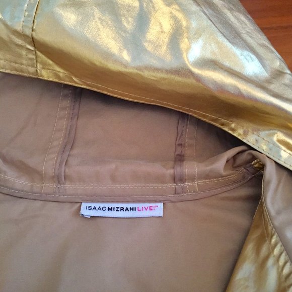 Isaac Mizrahi gold trench / raincoat for girl - Picture 3 of 7